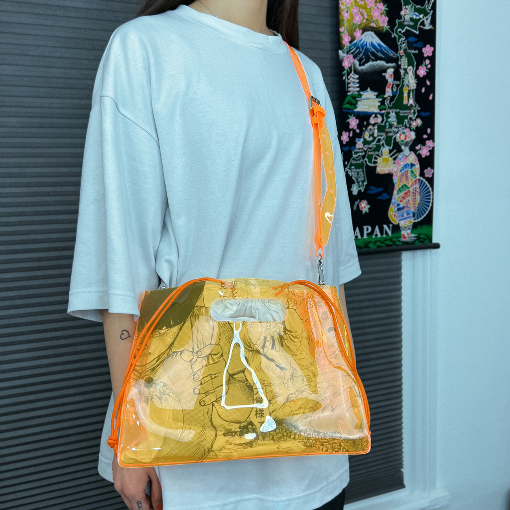 限定品通販AKIRA × nana-nana コラボバッグ オレンジ A4サイズ L ショルダーバッグ