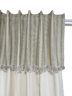 Juego de Cortinas Rusticas Bock Con Faldon Largas - tienda online