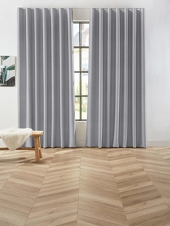 Juego de Cortinas Blackout Textil Vinilico Larga - tienda online