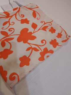 Juego de cortinas madras faldón estampado