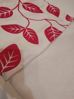 Juego de cortinas madras faldón estampado - comprar online