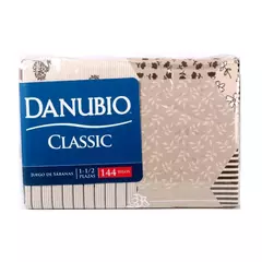 Juego de Sabanas Danubio 1 1/2 Classic 144 Hilos