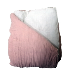 Cubrecama Reversible Tusor Liso Queen Size - Tienda Dom