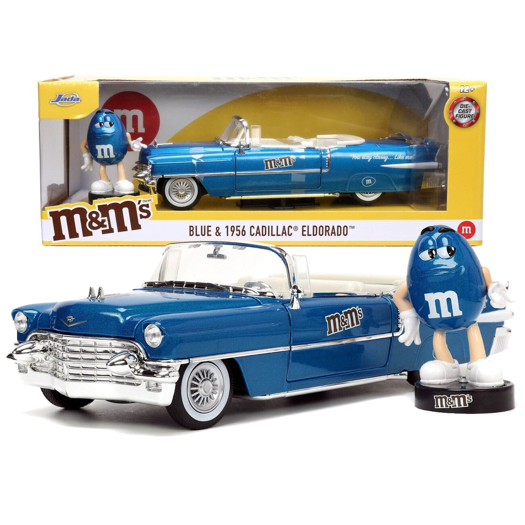  Jada Toys M&M's 1:24 1956 Cadillac El Dorado Die-cast