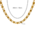 Collar Gargantilla Corazones Chapa De Oro 18k - Moda Turín
