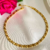 Collar Gargantilla Corazones Chapa De Oro 18k - tienda en línea
