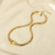 Collar Grueso Corazón Cadena Chunky Baño Oro 18k Acero en internet