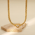 Collar Grueso Corazón Cadena Chunky Baño Oro 18k Acero - Moda Turín