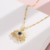 Collar Ojo Turco de la Suerte Estrellas Zirconias Chapa de Oro + Aretes de Regalo - Moda Turín