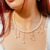 Collar Perlas Naturales Colgantes - Moda Turín
