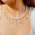 Collar Perlas Naturales Colgantes en internet