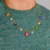 Collar Perlas y Ojos Turcos Suerte Baño De Oro 18 K - comprar en línea