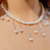 Collar Perlas Naturales Colgantes en internet