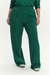 PANTALONA DE MOLETINHO ENCANTO FRISO - VERDE ESCURO