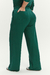 PANTALONA DE MOLETINHO ENCANTO FRISO - VERDE ESCURO - Only You