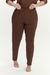 JOGGER DE MOLETINHO ENCANTO FRISO - MARROM - comprar online