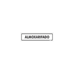 PLACA ALMOXARIFADO 30X6,5CM/0,80MM PS57
