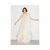 Vestido Longo Camadas Seda Off-White - comprar online