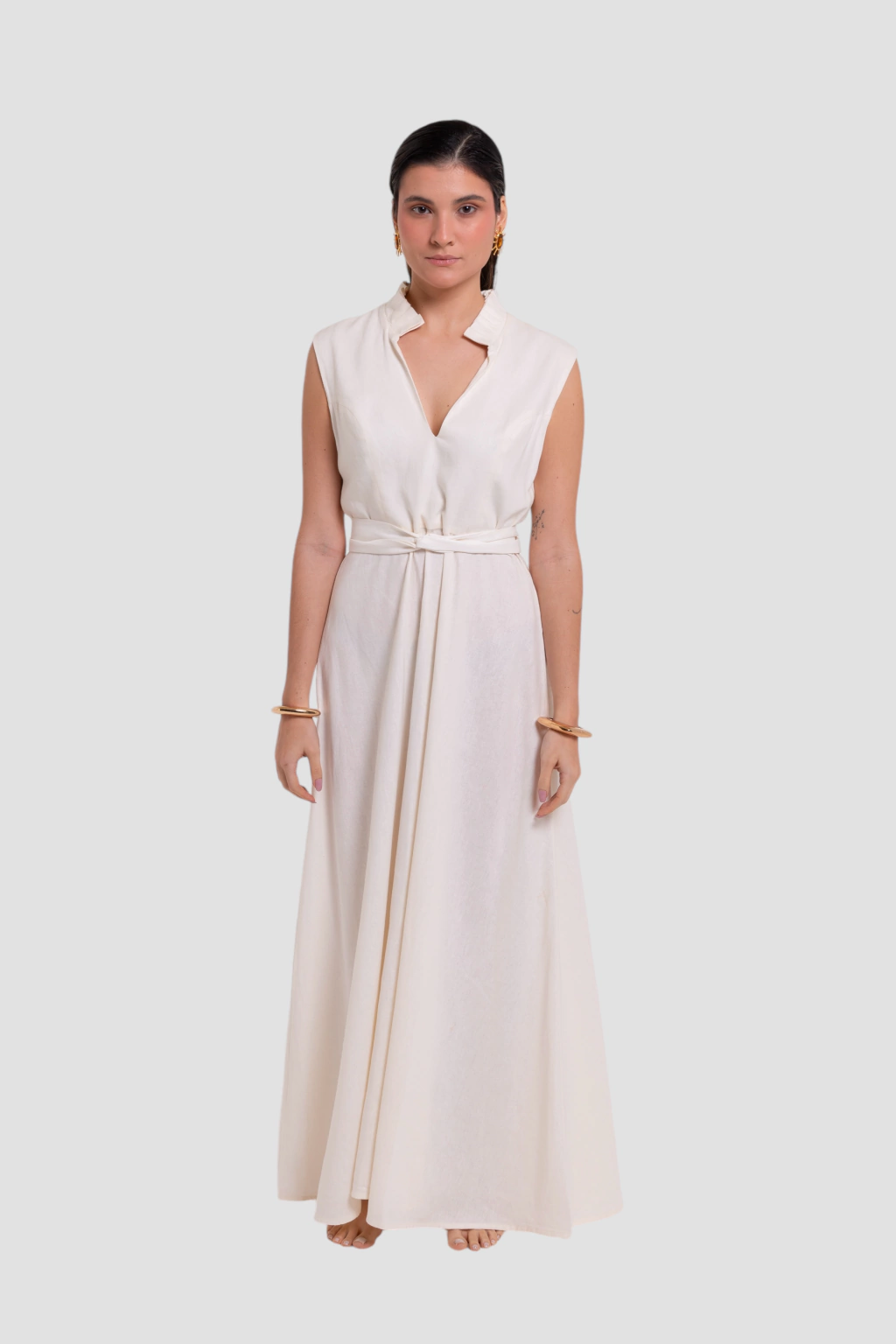 Vestido Longo Antonieta Off-White