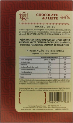 Chocolate Ao Leite 44% - 65g - comprar online