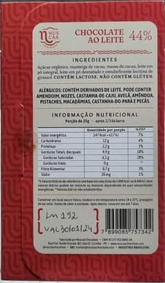 Chocolate Ao Leite 44% Curitiba - 65g - comprar online