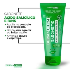 Sabonete liquido Facial antioleosidade Dermachem - comprar online