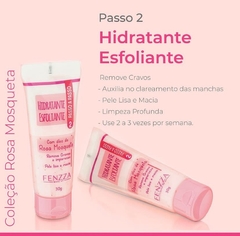 Hidratante esfoliante facial Rosa mosqueta Fenzza