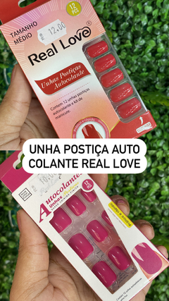 Unha Postica auto colante Real love 12 und