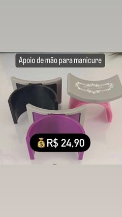 Apoio de mão para manicures