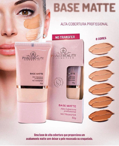 Base Matte Phallebeauty Alta cobertura