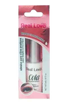 Cola de cílios Real love branca