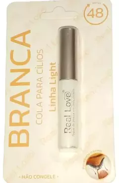 Cola de cílios Real love branca - comprar online