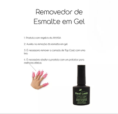 Removedor de esmalte dm gel Real love 8ml - comprar online