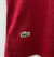 Camiseta Lacoste Jean Michel Tixer Vinho Infantil (Tam. P) na internet