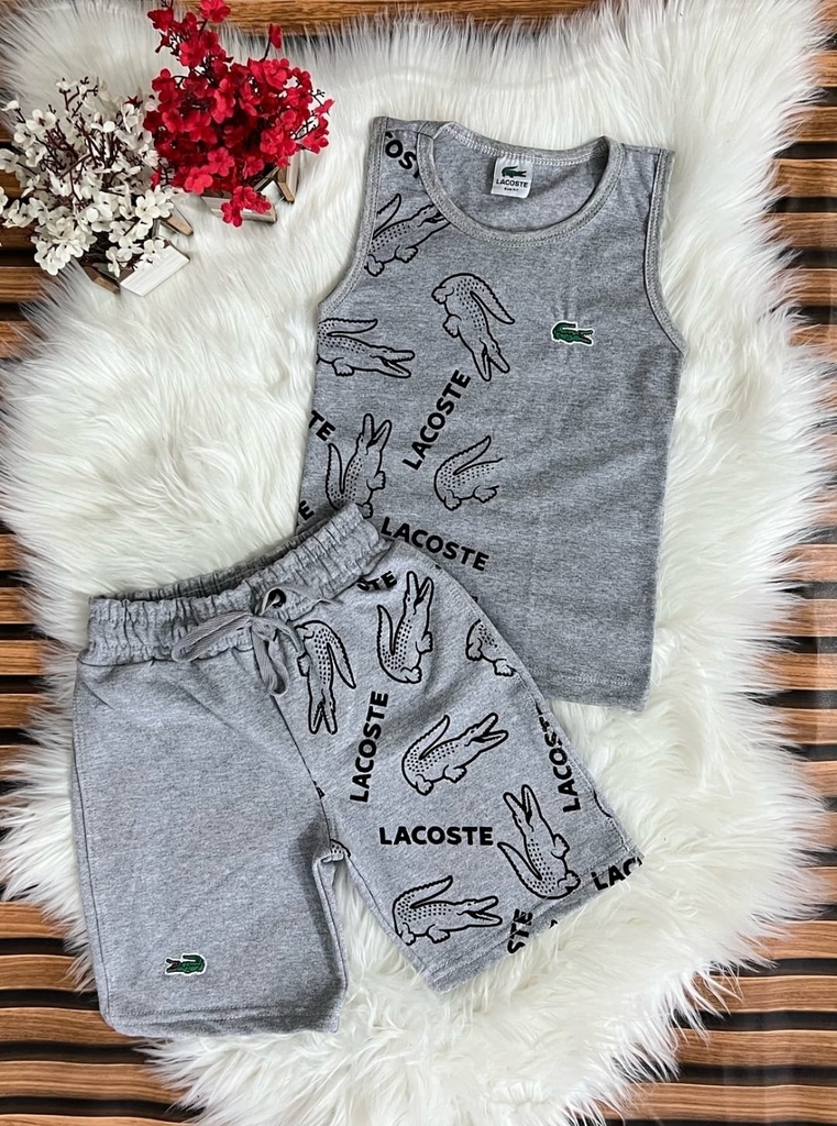 conjunto Lacoste para bebê