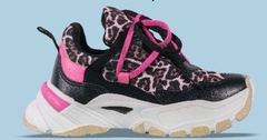 CHUNKY SNEAKER ANIMAL PRINT + PINK - comprar online