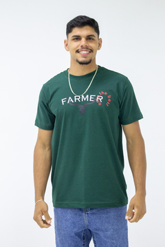 Camiseta Masculina Old Farmer - Only the Best - Verde Musgo