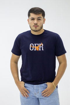 Camiseta Masculina Old Farmer - OFR - Azul Marinho