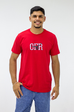 Camiseta Masculina Old Farmer - OFR - Vermelha