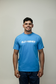 Camiseta Masculina Old Farmer - Outsider - Azul TopBlue