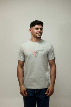 Camiseta Masculina Old Farmer - Old Hunter - Cinza Mescla - comprar online