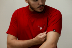 Camiseta Masculina Old Farmer - Vermelha na internet