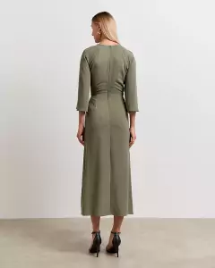 Vestido crepe amarração - Mèlle