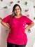 camisa academia feminina plus size dry fit furadinho - loja online