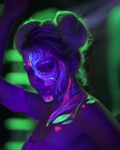 Sombra Neon - Brilha na luz UV - Gaspá Cosméticos