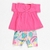 Conjunto Tropical Fresh Pink - Pepila Moda Infantil : Roupinhas de bebê e Roupa Infantil