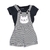 Conjunto Jardineira Cat Princess