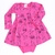 Vestido Com Tapa Fralda Bunny Jungle Pink