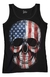 Regata Caveira Americana Skull USA Rock Style - comprar online