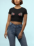 Cropped Sexy Girl Afrodite Sweet Skull Street Wear Fashion - comprar online